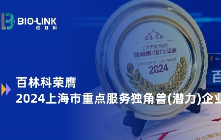 百林科荣膺2024上海市重点服务独角兽(潜力)企业殊荣